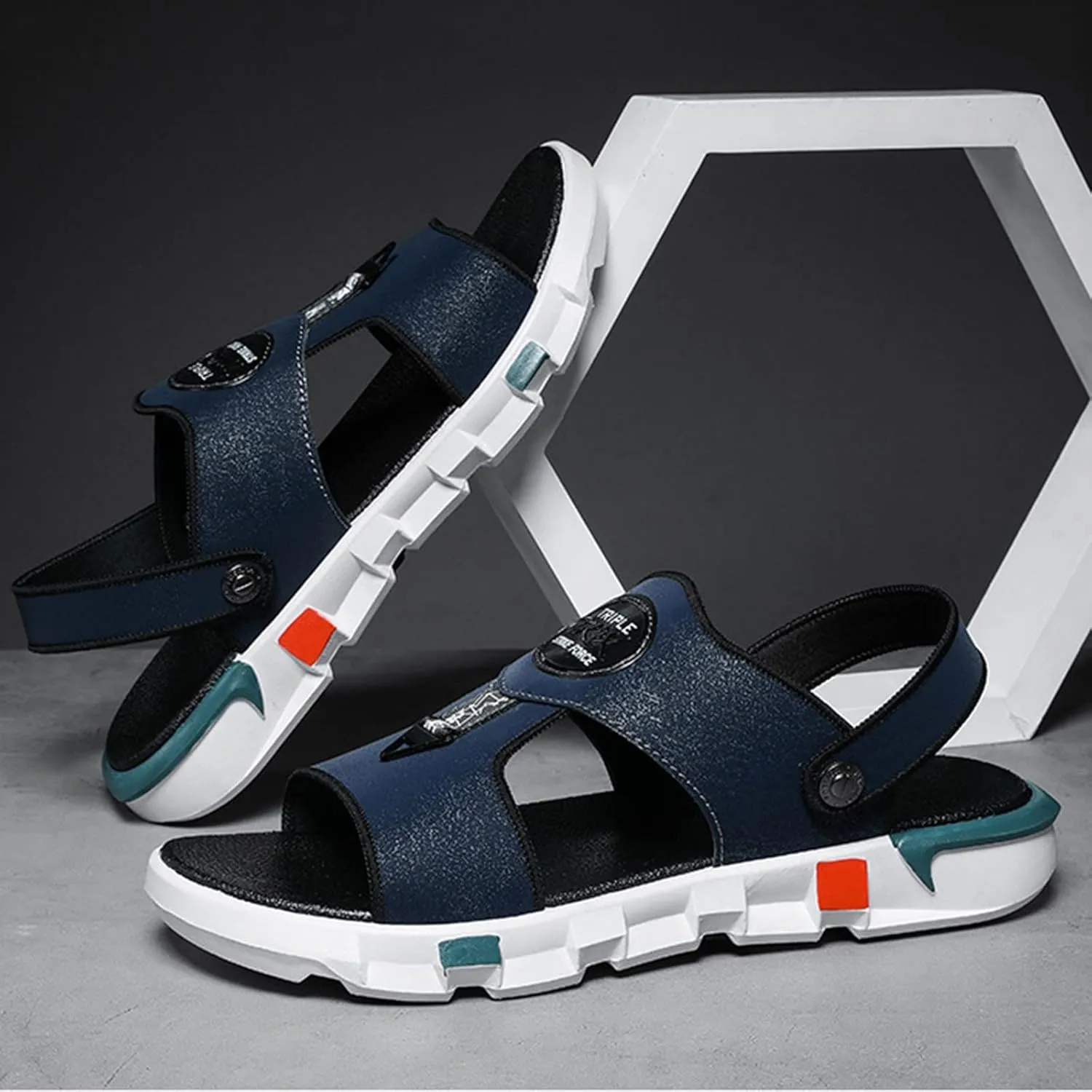 Mens Sandals Open Toe Walking Sandals for Summer Mens Sport Walking Breathable Hiking Sandal
