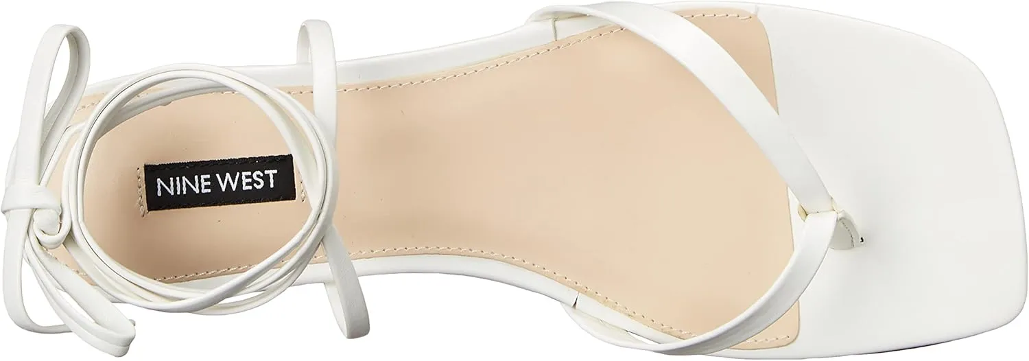 Nine West Women's News Ankle Wrap Flat Sandal