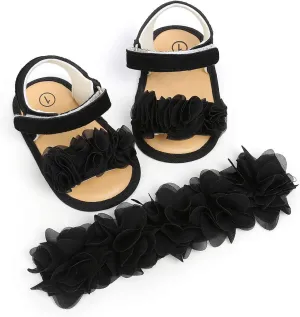 Ohwawadi Infant Baby Girl Shoes Baby Mary Jane Flats Princess Wedding Dress Shoes Crib Shoe for Newborns, Infants, Babies, and Toddlers