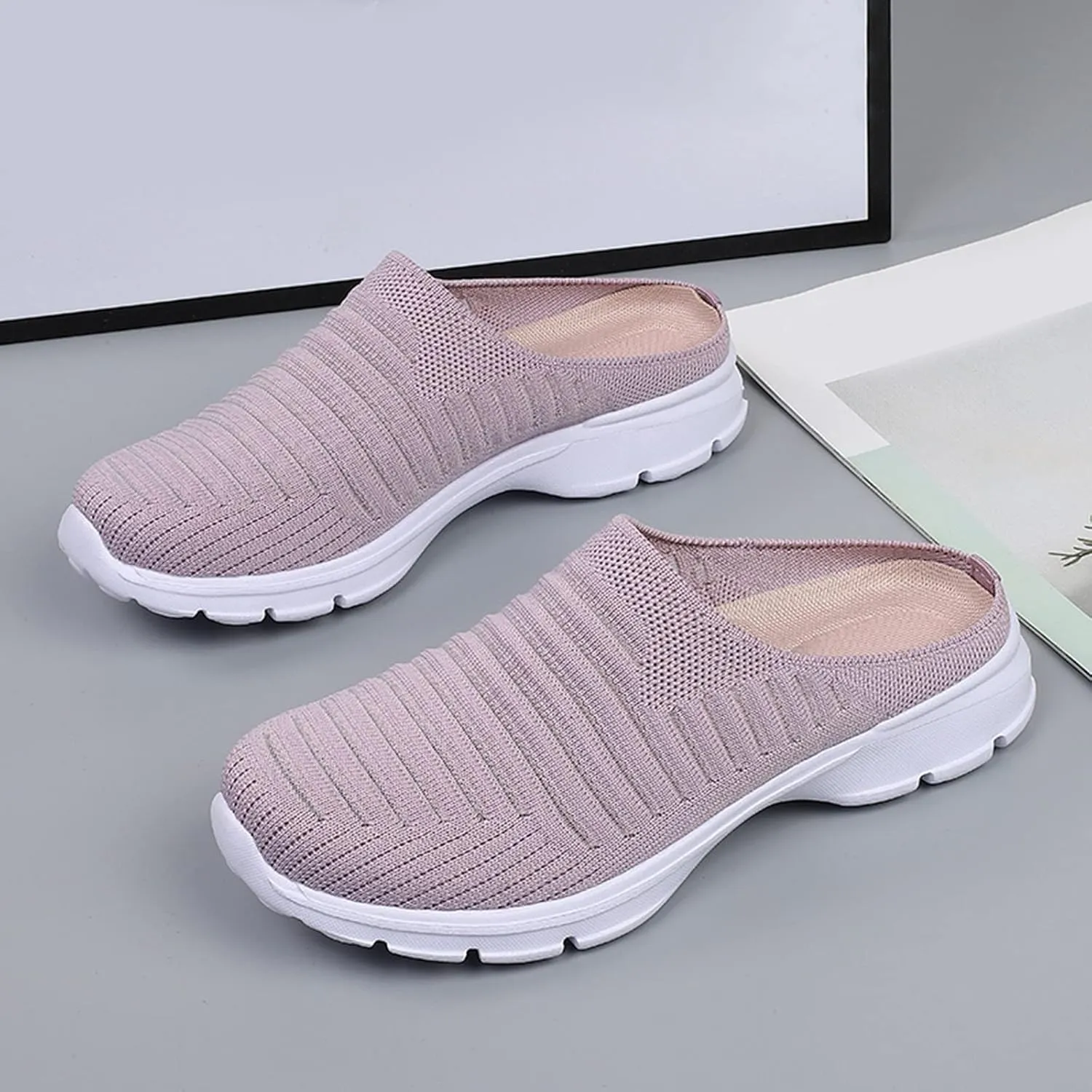 Running Shoes Womens Lightweight Platform Sneakers for Women Fashion Work Shoes Women Comfortable Dressy Slip on Mens Loafers Women's Sneakers