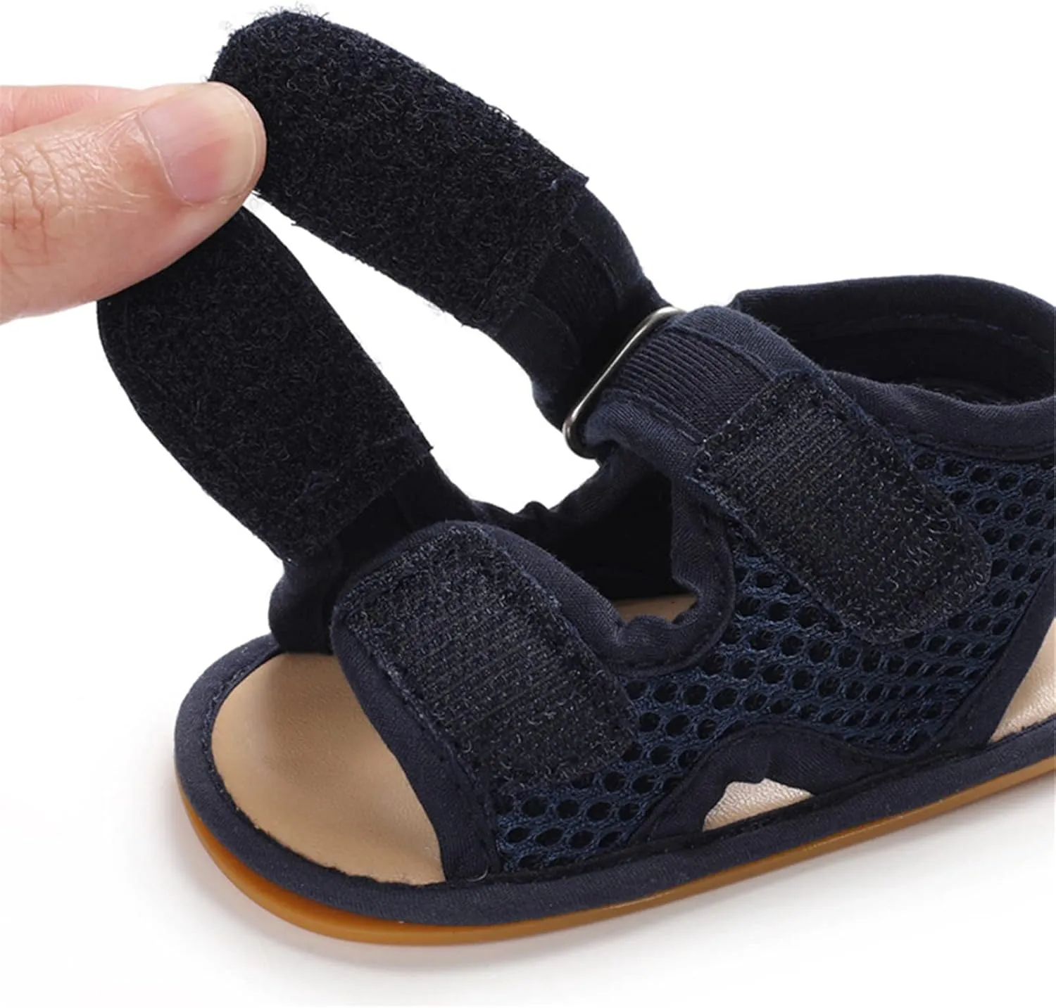 RVROVIC Baby Boys Girls Sandals Premium Soft Anti-Slip Rubber Sole Infant Summer Outdoor Shoes Toddler First Walkers