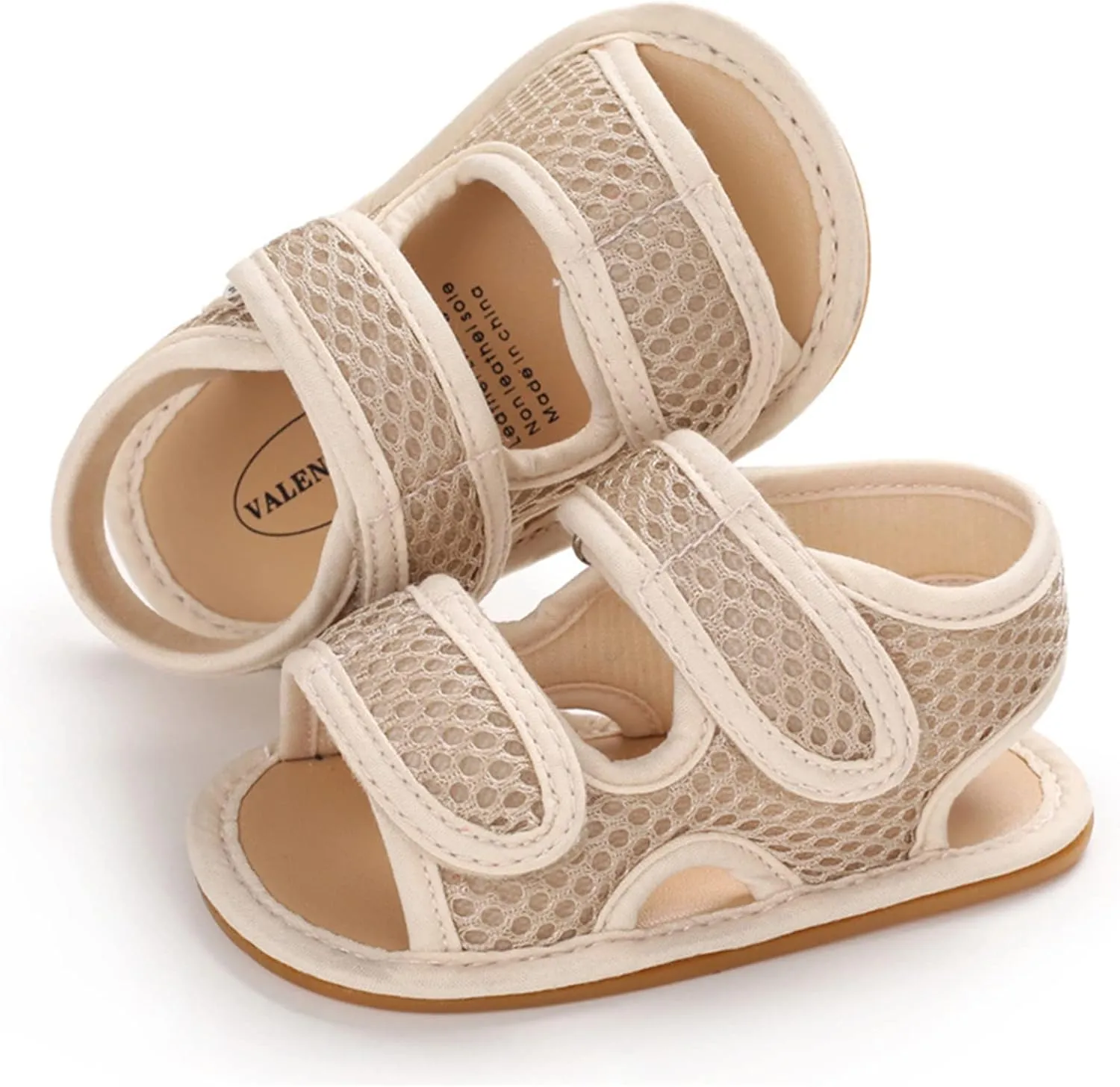 RVROVIC Baby Boys Girls Sandals Premium Soft Anti-Slip Rubber Sole Infant Summer Outdoor Shoes Toddler First Walkers