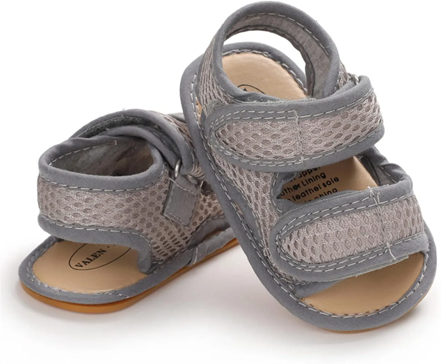 RVROVIC Baby Boys Girls Sandals Premium Soft Anti-Slip Rubber Sole Infant Summer Outdoor Shoes Toddler First Walkers