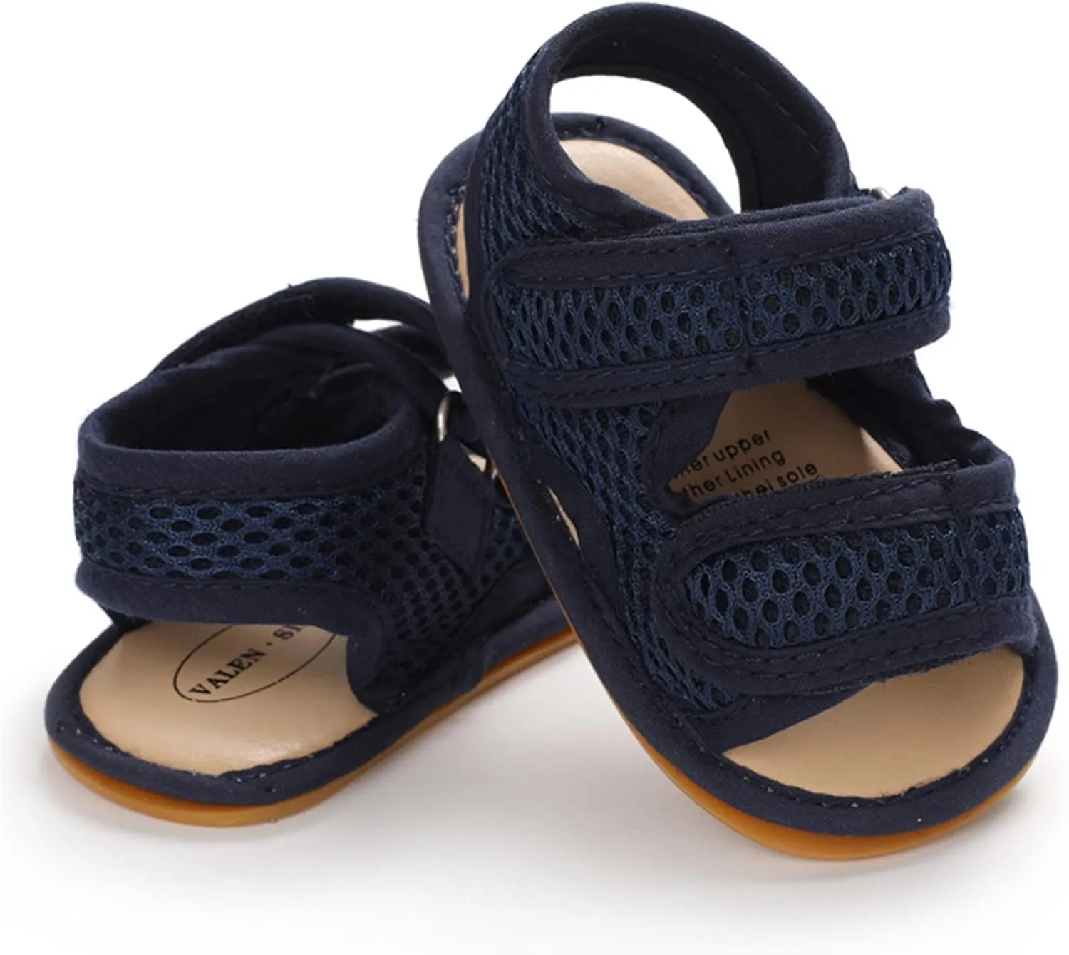 RVROVIC Baby Boys Girls Sandals Premium Soft Anti-Slip Rubber Sole Infant Summer Outdoor Shoes Toddler First Walkers