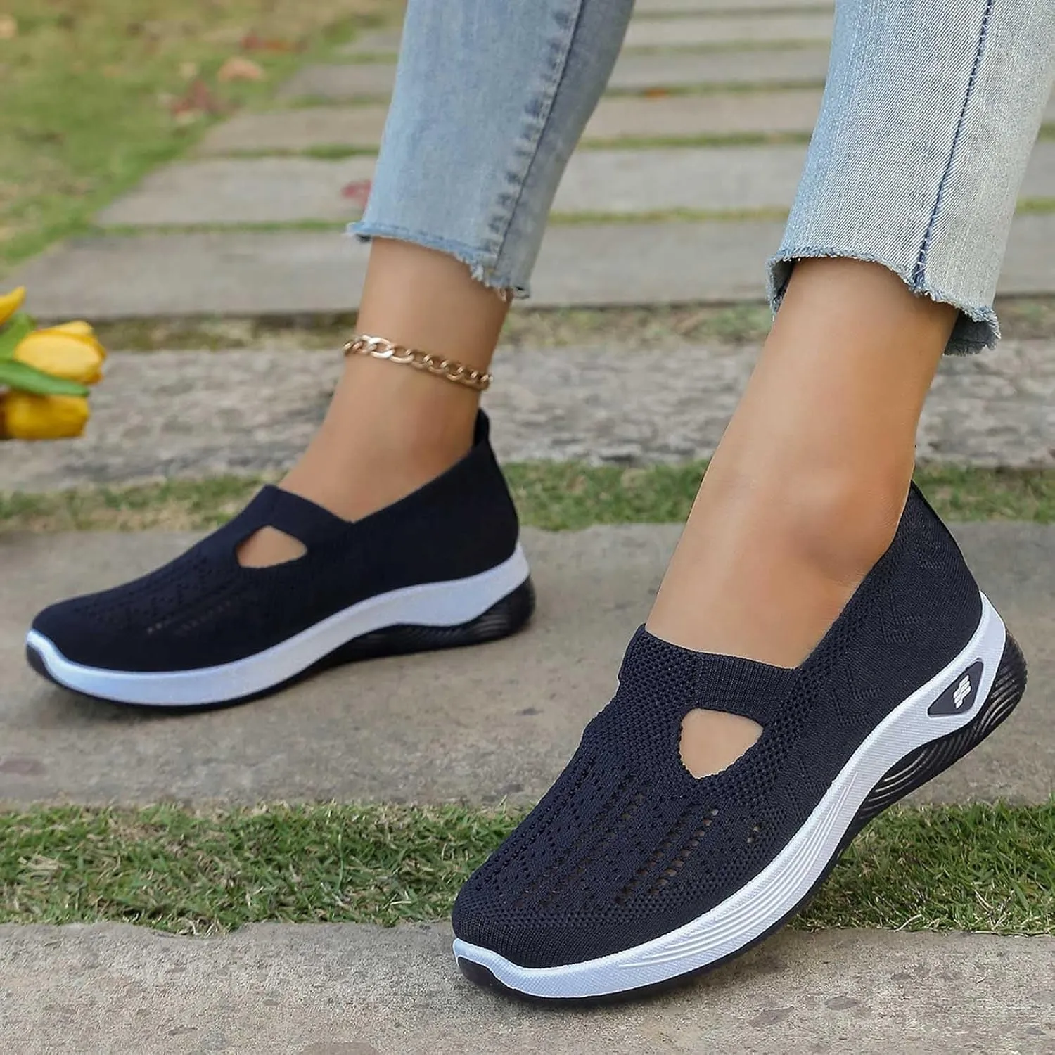 Sandals Women Arch Support Sandals Orthopedic Breathable Sandal Soft Memory Foam Sandal Walking Shoes