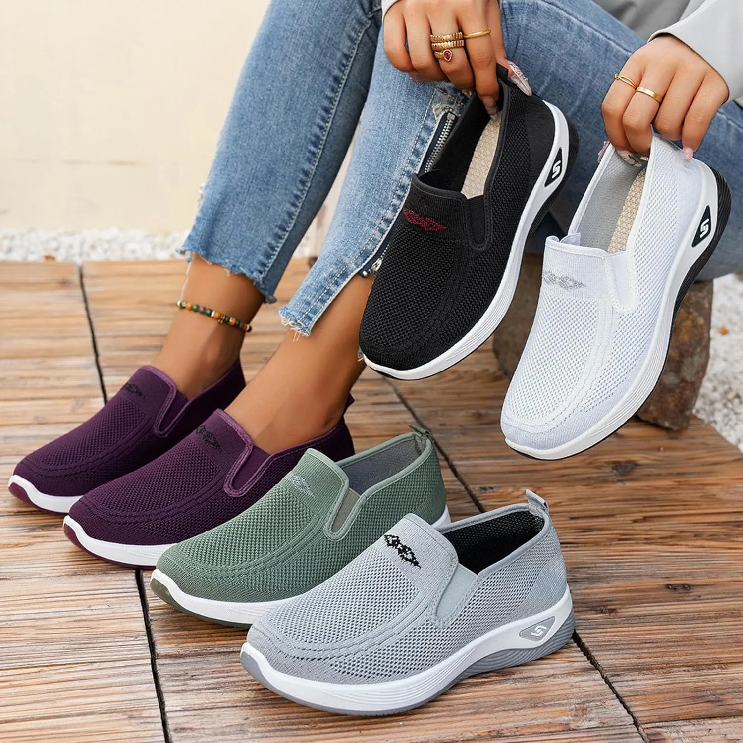 Sandals Women Arch Support Sandals Orthopedic Breathable Sandal Soft Memory Foam Sandal Walking Shoes