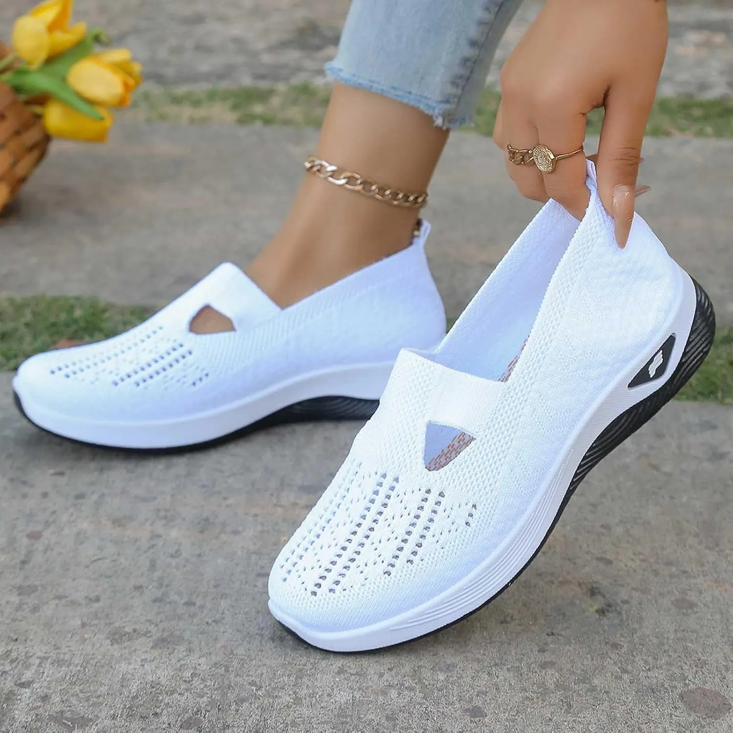 Sandals Women Arch Support Sandals Orthopedic Breathable Sandal Soft Memory Foam Sandal Walking Shoes