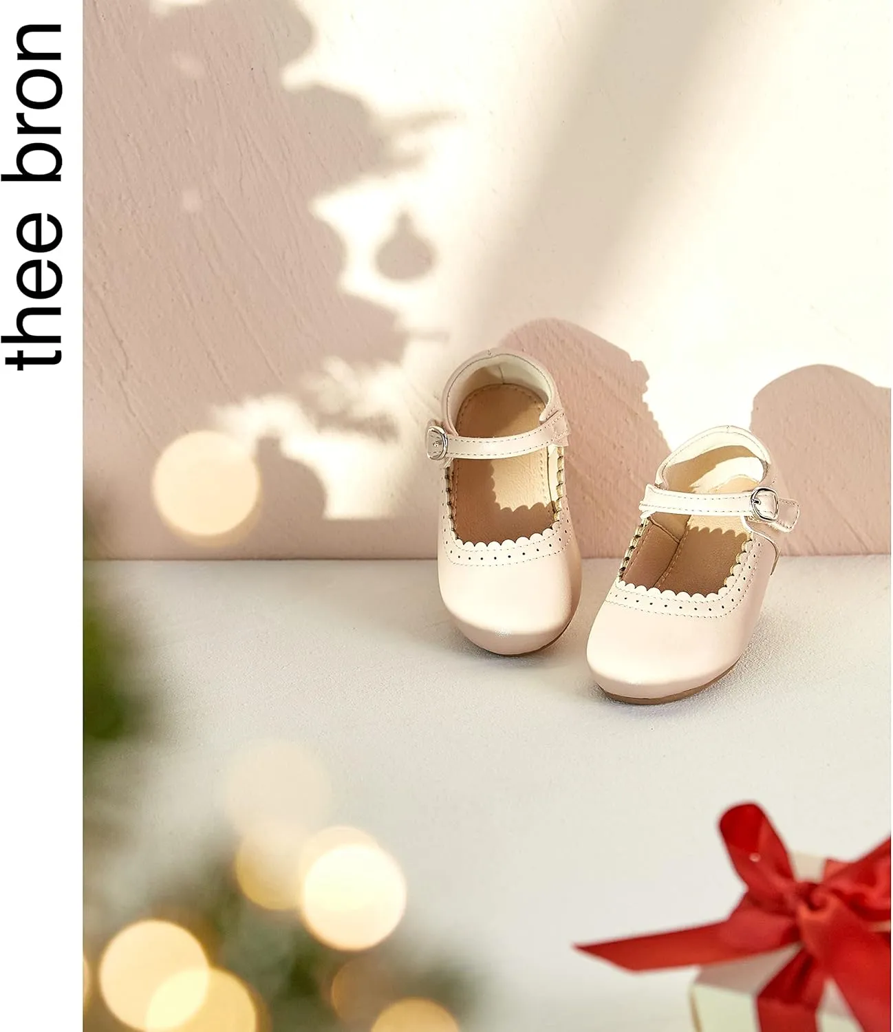 THEE BRON Toddler Mary Janes | Arch Support Leather Princess Shoes | Birthday Party Flats