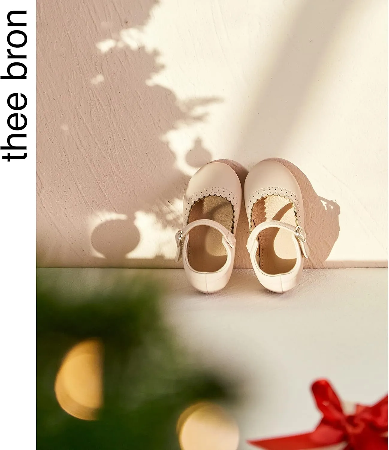 THEE BRON Toddler Mary Janes | Arch Support Leather Princess Shoes | Birthday Party Flats