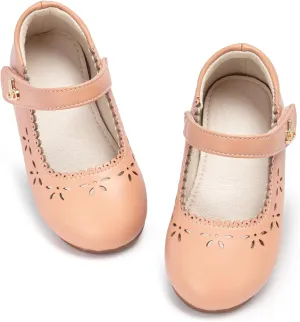THEE BRON Toddler Mary Janes | Arch Support Leather Princess Shoes | Birthday Party Flats