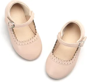 THEE BRON Toddler Mary Janes | Arch Support Leather Princess Shoes | Birthday Party Flats