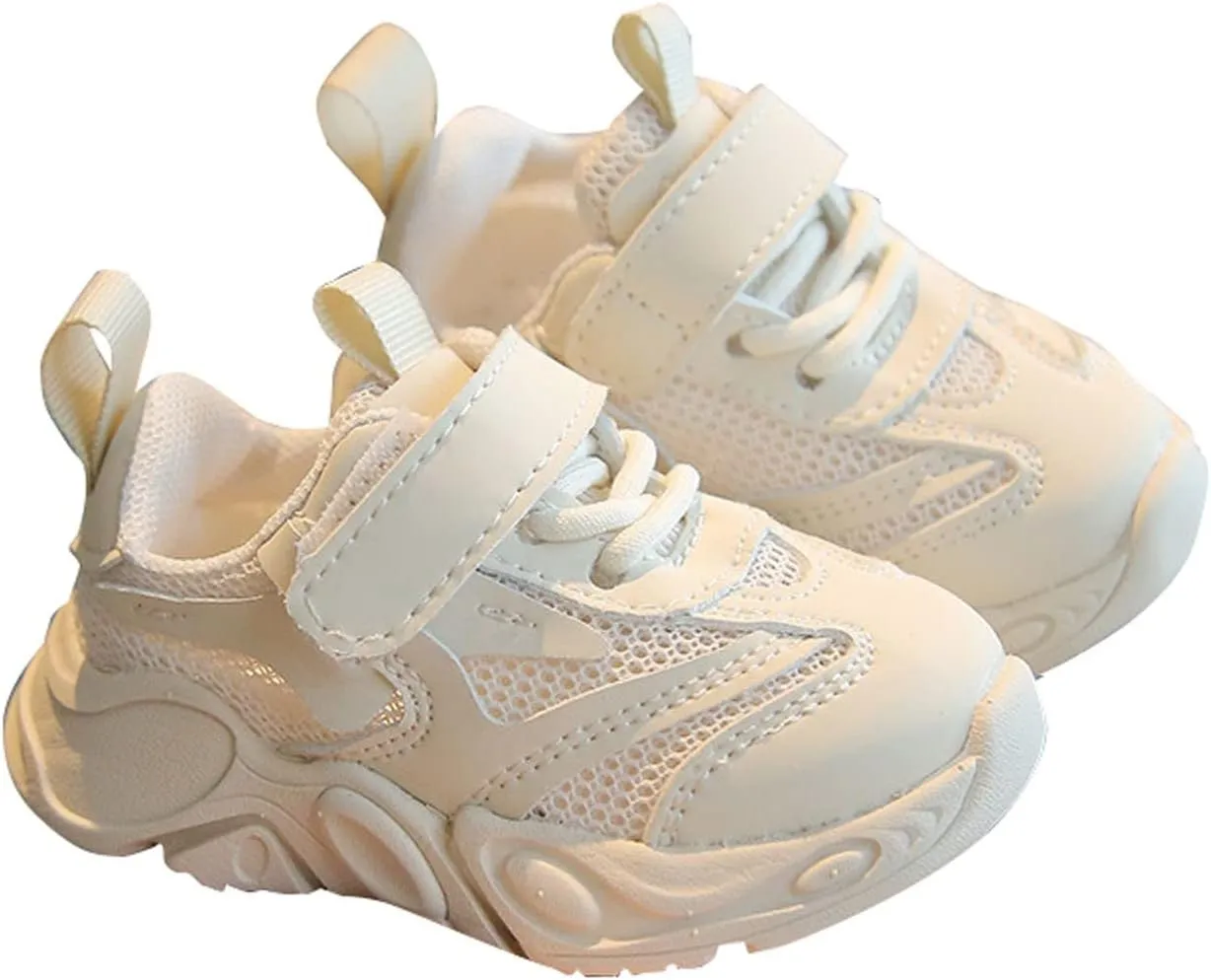 Toddler Boys Sneakers New Solid Color Mesh Breathable Non Slip Children's Casual Breathable Shoes Breathable Sneakers