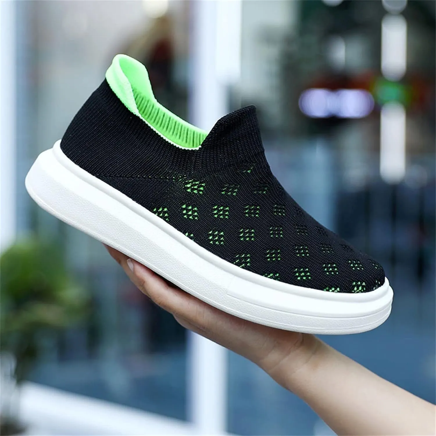 Toddler Tennis Shoes Boys Girls Slip On Casual Running Shoes Woven Breathable Soft Soled Sports Outdoor Shoes