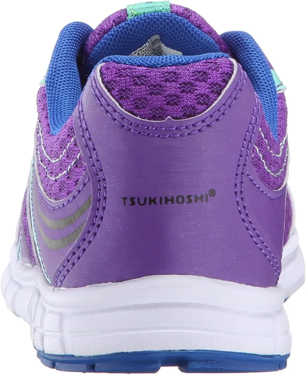 TSUKIHOSHI 3583 DASH Lace-Up Machine Washable Child Sneaker Shoe with Wide Toe Box and Slip-Resistant, Non-Marking Outsole - For Toddlers and Little Kids, Ages 1-8