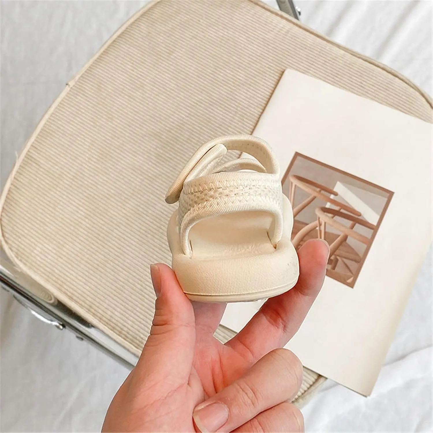 Unisex Child Summer Sandals Adjustable Strap Open Toe Sandals Toddler Girl Boy Slip-On Water Shoes Hiking Shoes Kids