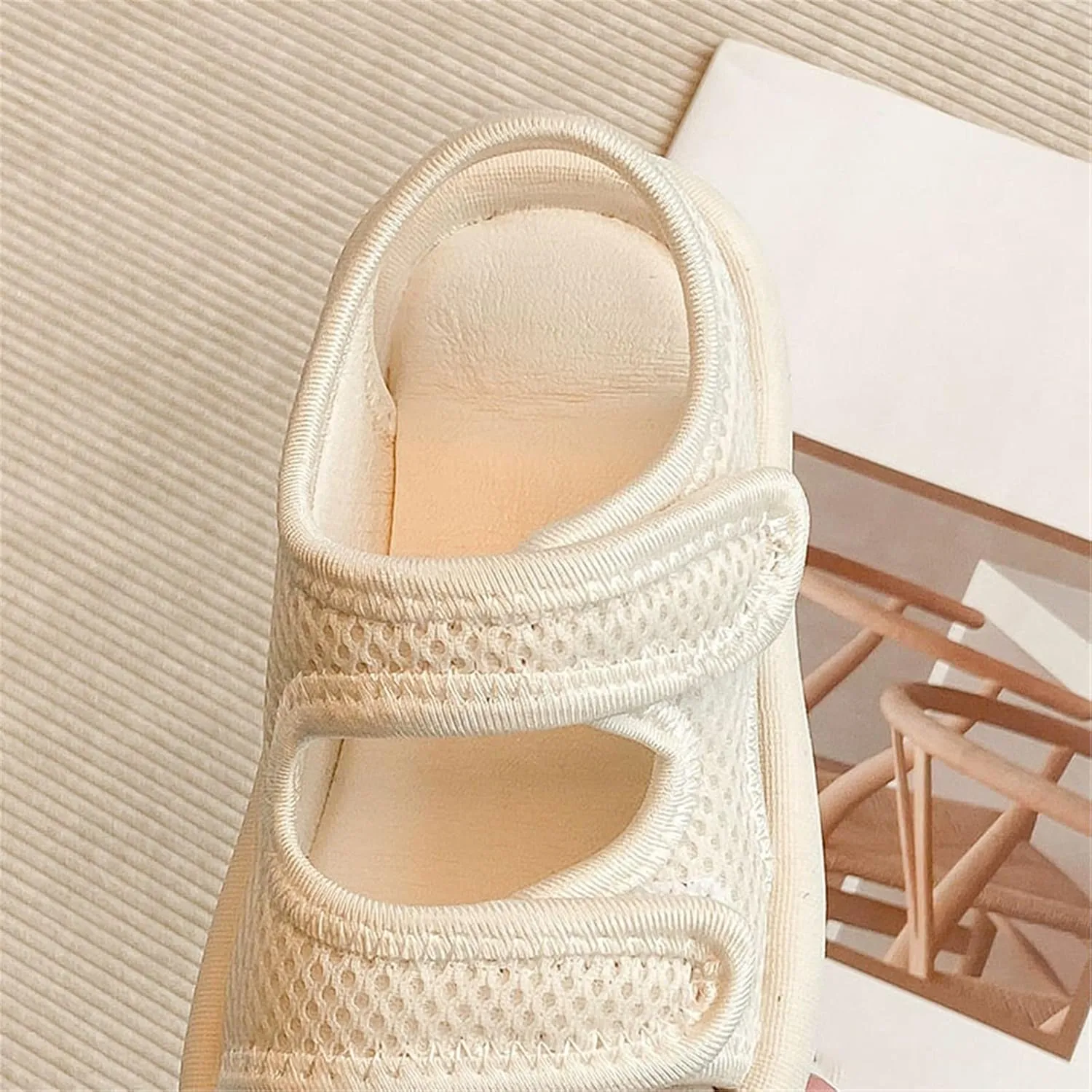 Unisex Child Summer Sandals Adjustable Strap Open Toe Sandals Toddler Girl Boy Slip-On Water Shoes Hiking Shoes Kids