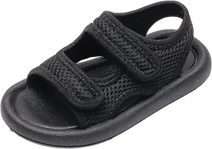 Unisex Child Summer Sandals Adjustable Strap Open Toe Sandals Toddler Girl Boy Slip-On Water Shoes Hiking Shoes Kids