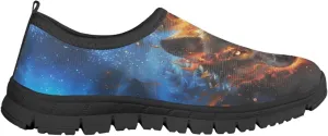 Unisex Slip On Flats Sneakers for Boys Girls,Children's Air Mesh Running Shoes Outdoor Sport Training Shoes