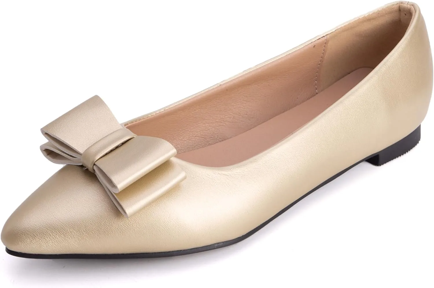 Walking Flats Women Daily Pointed Toe Work Dolly Shoes