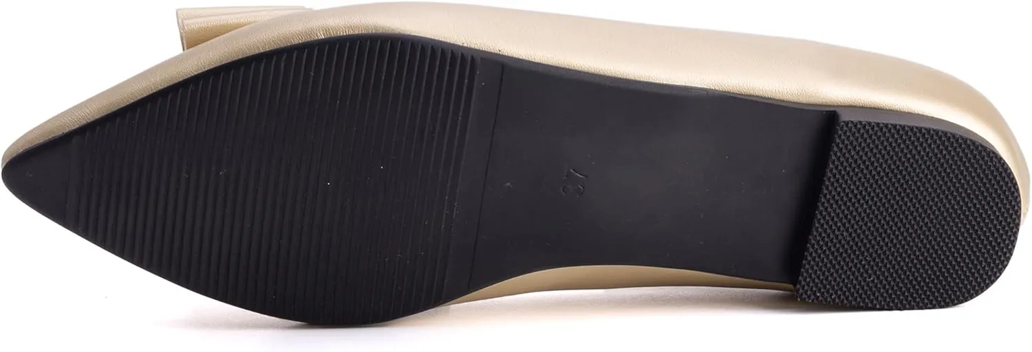 Walking Flats Women Daily Pointed Toe Work Dolly Shoes