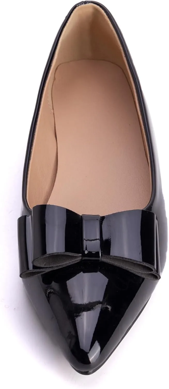 Walking Flats Women Daily Pointed Toe Work Dolly Shoes