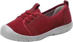 Women Comfortable Slip On Shoes Casual Walking Sneakers Lightweight Canvas Flats Non Slip Breathable Loafers