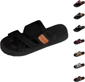 Women's Breathable Mesh Slide Sandals Avylays Orthopedic Arch Support Comfortable Non-Slip Beach Flats Slippers