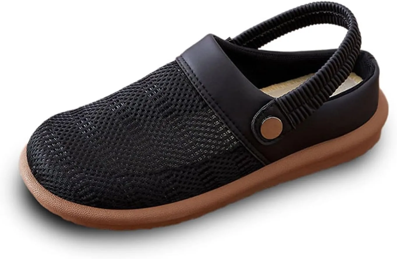 Women's Casual Slip On Flat Sandals Comfortable Lightweight Breathable For Home Vacation Beach Outfit Spring