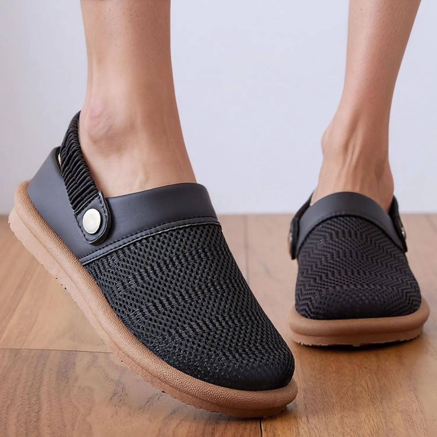Women's Casual Slip On Flat Sandals Comfortable Lightweight Breathable For Home Vacation Beach Outfit Spring
