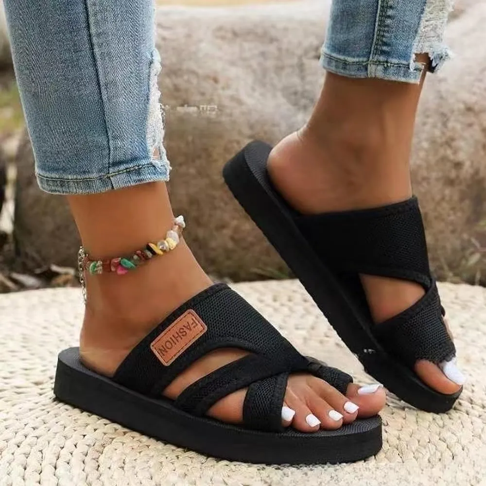 Women's Comfortable Breathable Mesh Flip Flops, Breathable Mesh Sandals for Women, Orthopedic Beach Sandals for Women