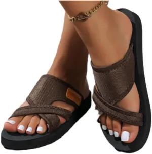 Women's Comfortable Breathable Mesh Flip Flops, Breathable Mesh Sandals for Women, Orthopedic Beach Sandals for Women
