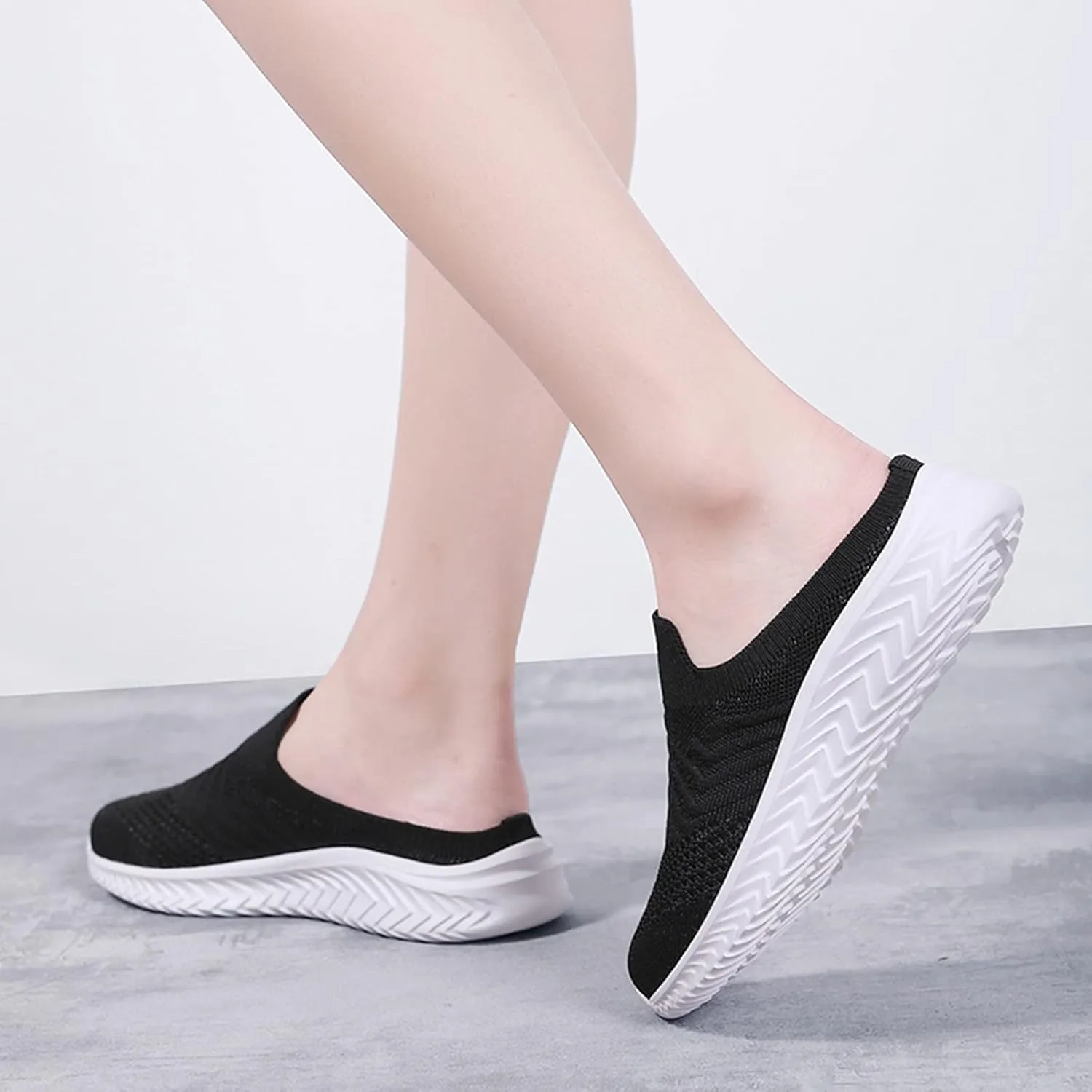 Womens Comfortable Orthopedic Sneakers Slip On Walking Shoes with Arch Support Casual Loafers for Plantar Fasciitis Foot Pain Relief Swollen Feet