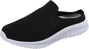 Womens Comfortable Orthopedic Sneakers Slip On Walking Shoes with Arch Support Casual Loafers for Plantar Fasciitis Foot Pain Relief Swollen Feet