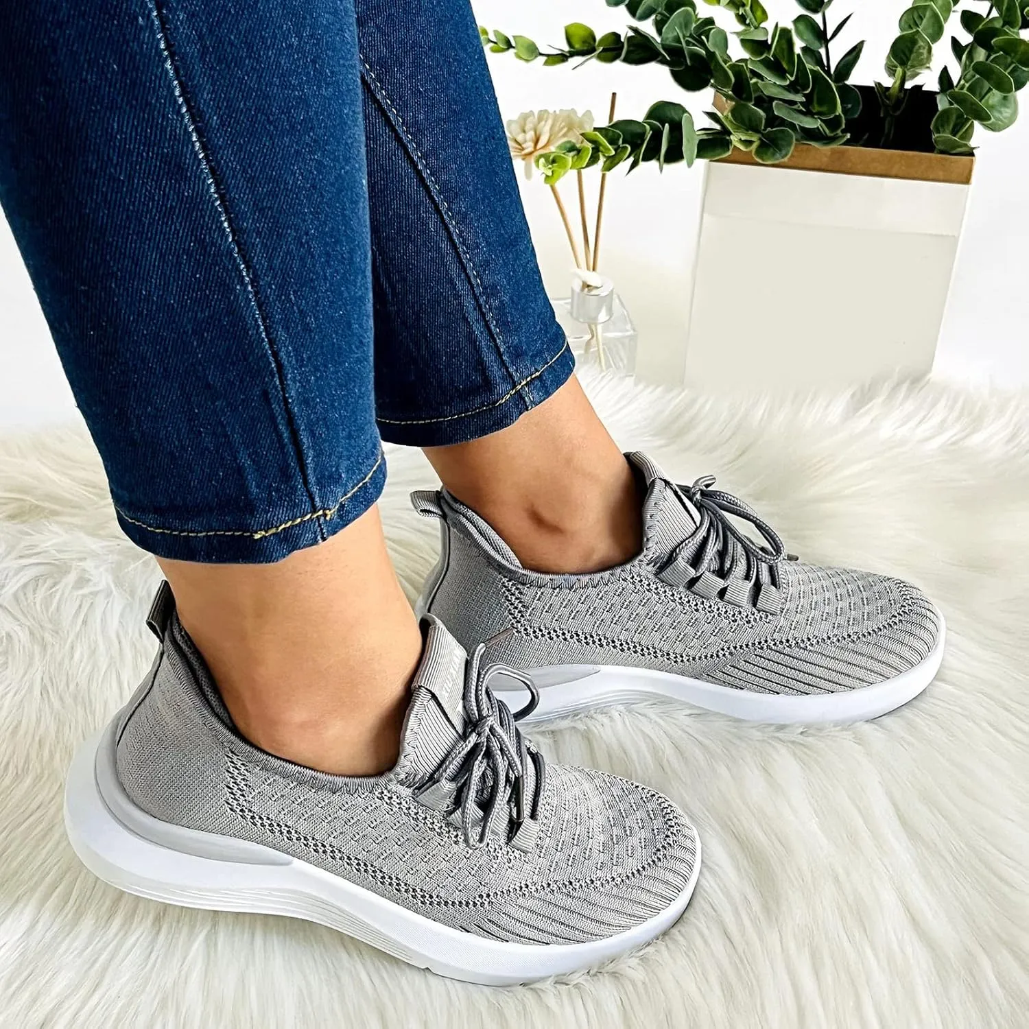 Women's Fashion Sneakers Womens Shoes Dressy Casual Non Slip Lightweight Casual Breathable Tennis Shoes