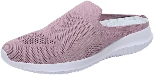 Womens Orthopedic Walking Loafers Slip On Sneakers with Arch Support Comfortable Casual Shoes Plantar Fasciitis Relief Foot Heel Pain Diabetic Feet