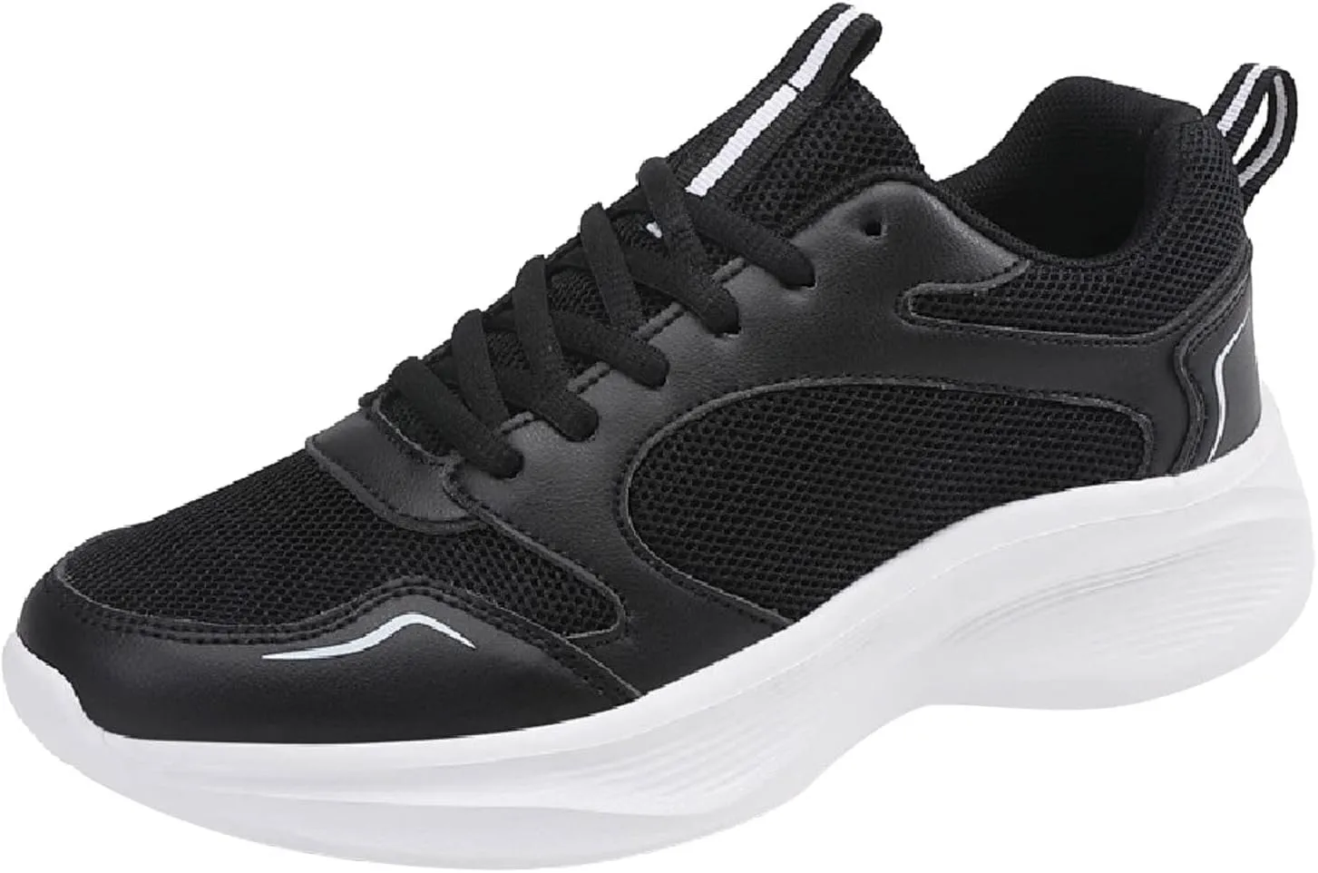 Women's Running Shoes Breathable Walking Sneakers Lightweight Breathable Comfort Non Slip Lace Up Sports Shoes