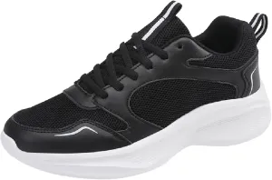 Women's Running Shoes Breathable Walking Sneakers Lightweight Breathable Comfort Non Slip Lace Up Sports Shoes