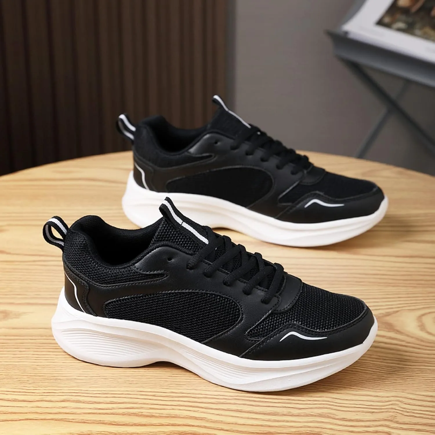 Women's Running Shoes Breathable Walking Sneakers Lightweight Breathable Comfort Non Slip Lace Up Sports Shoes