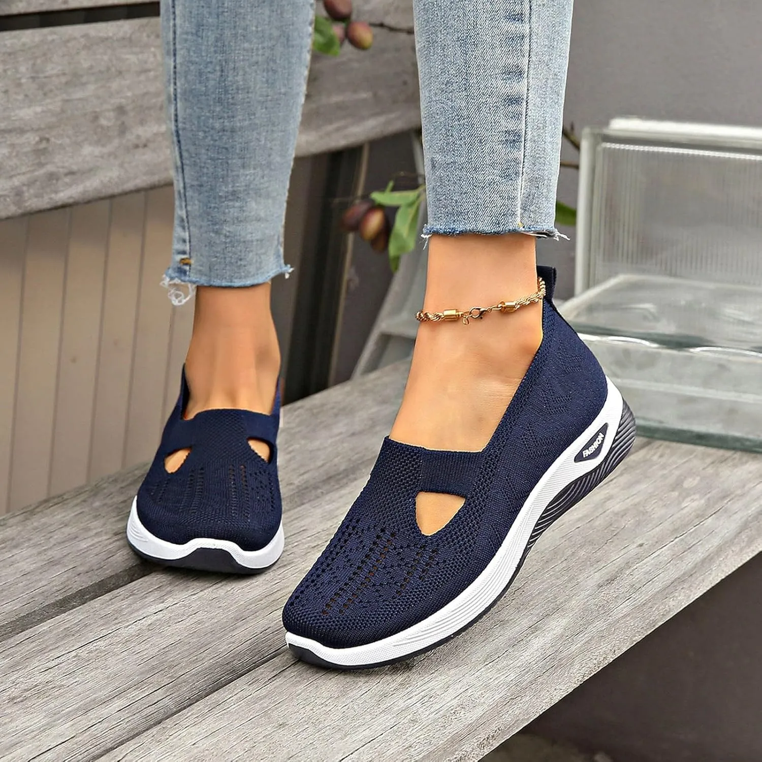Women's Sandals Soft Arch Support Sandals Woven Orthopedic Breathable Sandals Outdoor Anti-Skid Sports Shoes