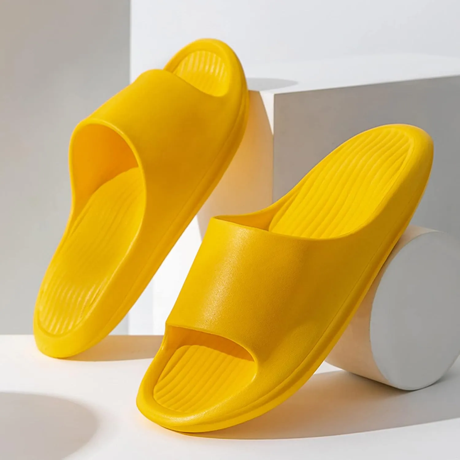 Womens Slides Comfortable Quick Drying Shower Slippers Breathable Slides Sandals Shower Shoes for Women