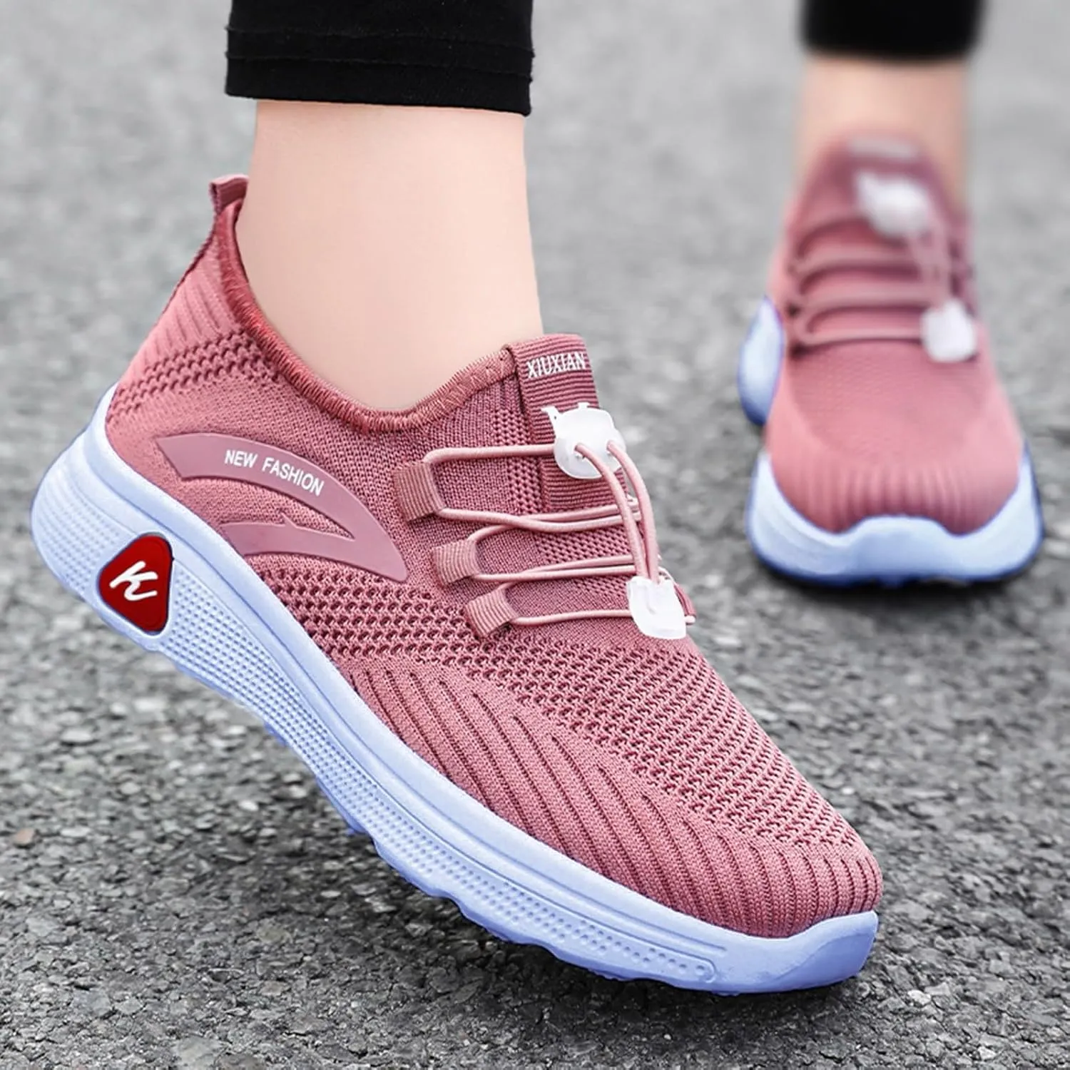 Women's White Fashion Sneakers White Sneakers Men Wide Mens Casual Dress Shoes Round Toe Flats Comfortable Women Loafers Comfortable Womens Slip On Sneakers