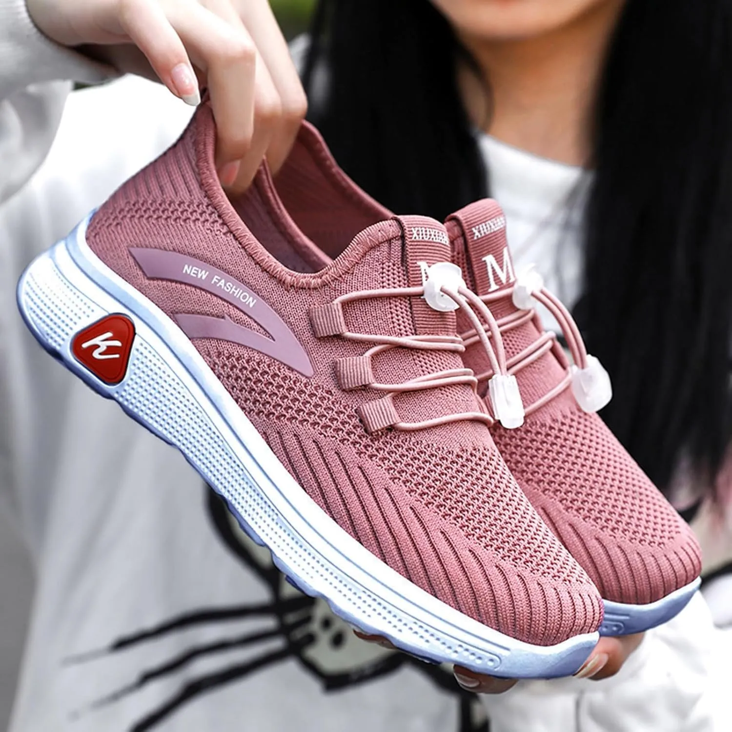 Women's White Fashion Sneakers White Sneakers Men Wide Mens Casual Dress Shoes Round Toe Flats Comfortable Women Loafers Comfortable Womens Slip On Sneakers