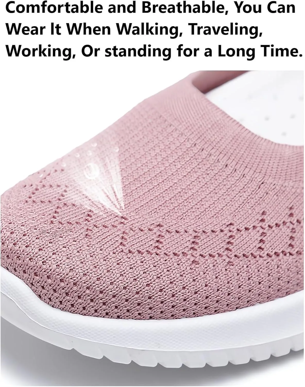 Women's Woven Orthopedic Breathable Soft Shoes, Slip On Mesh Sneakers, Comfort Wear Orthowear Shoes, Breathable Casual Shoe for All Day Wear