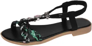 Yoga Mat Comfortable Flat Sandal for Women Splicing Soft Sole Breathable Shoes Comfortable Walking Sandals